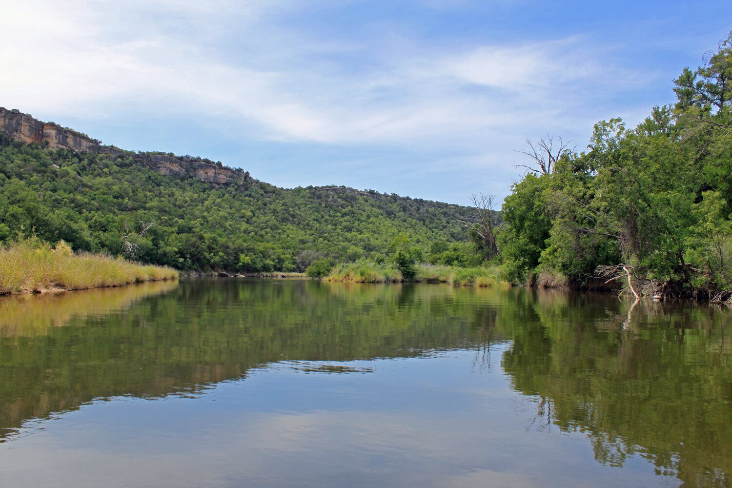 Fishing pond on the property