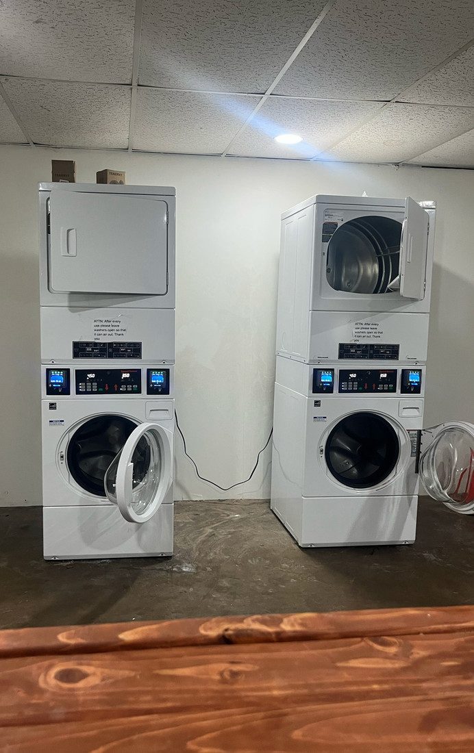 Commercial laundry room